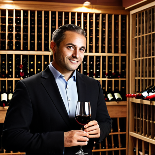 Home 17 **
"A knowledgeable sommelier in a restaurant setting, fully clothed in professional attire. Background: a well-stocked wine cellar. Focus on demonstrating wine knowledge and customer service, recommending a suitable wine. Perfect anatomy, correct proportions, safe for work, appropriate content, professional setting, modest clothing."
**