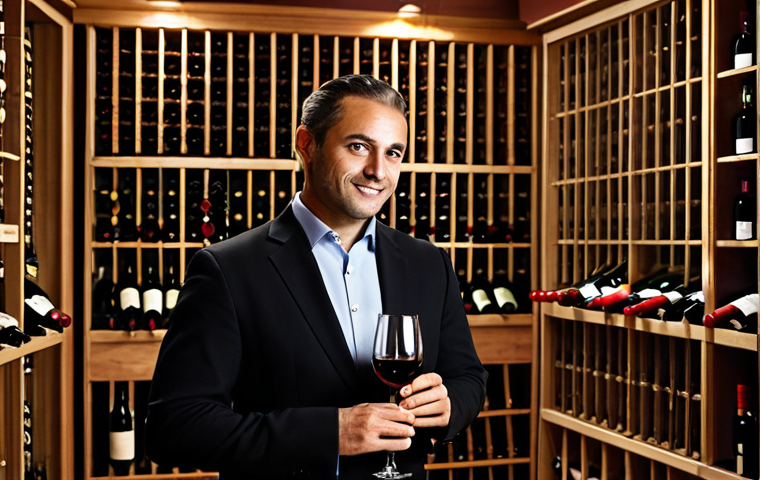 **

"A knowledgeable sommelier in a restaurant setting, fully clothed in professional attire.  Background:  a well-stocked wine cellar. Focus on demonstrating wine knowledge and customer service, recommending a suitable wine. Perfect anatomy, correct proportions, safe for work, appropriate content, professional setting, modest clothing."

**