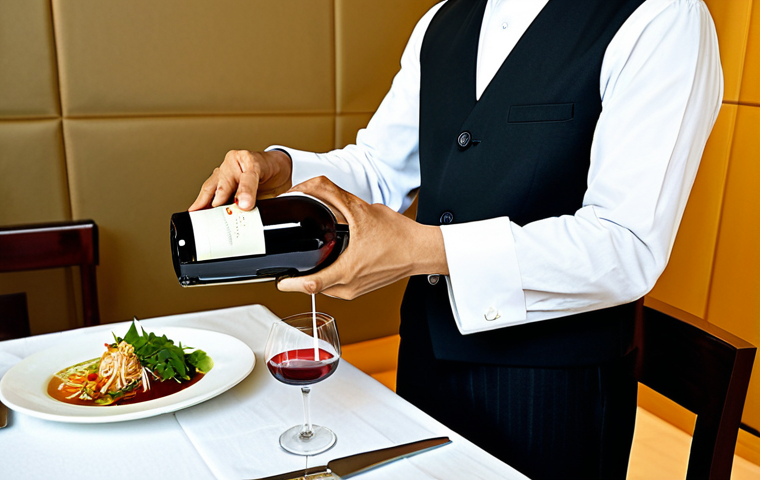 소믈리에 경력자 인터뷰 모음 - Aspiring Sommelier**

"A young woman, fully clothed in a modest and professional outfit, studying wi...